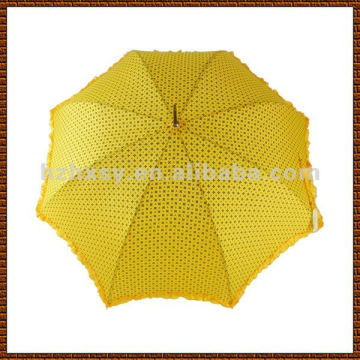 Nice Bright Color Pongee Umbrella, Straight Golf Auto Open